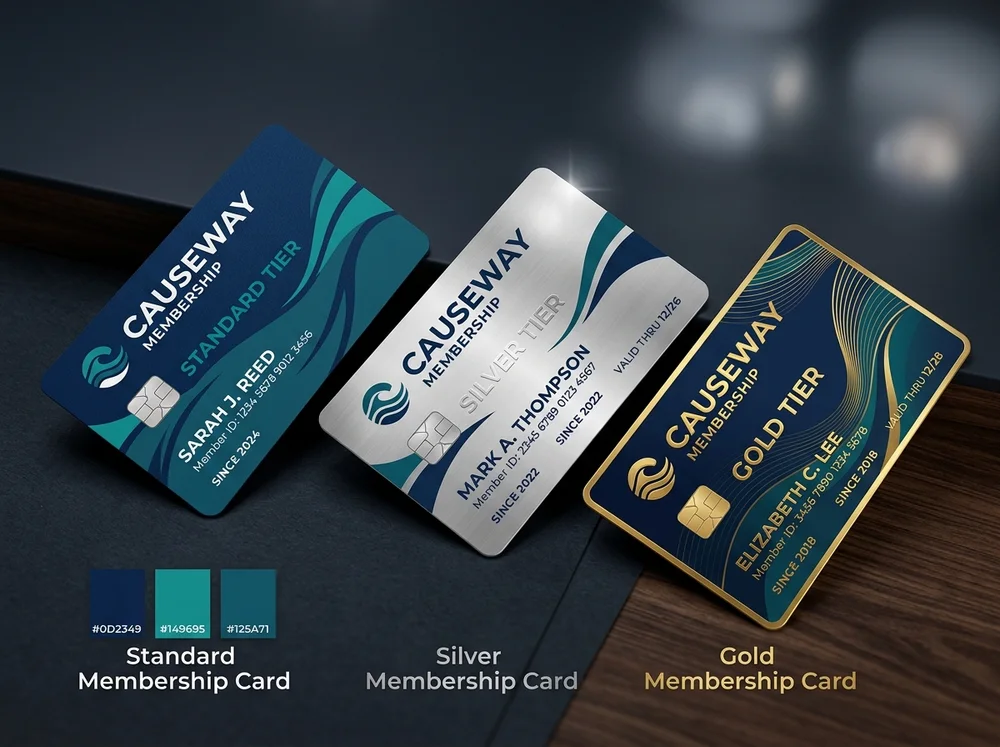 Causeway Direct membership tiers: Standard, Silver, Gold